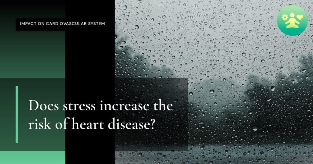 Does stress increase the risk of heart disease?