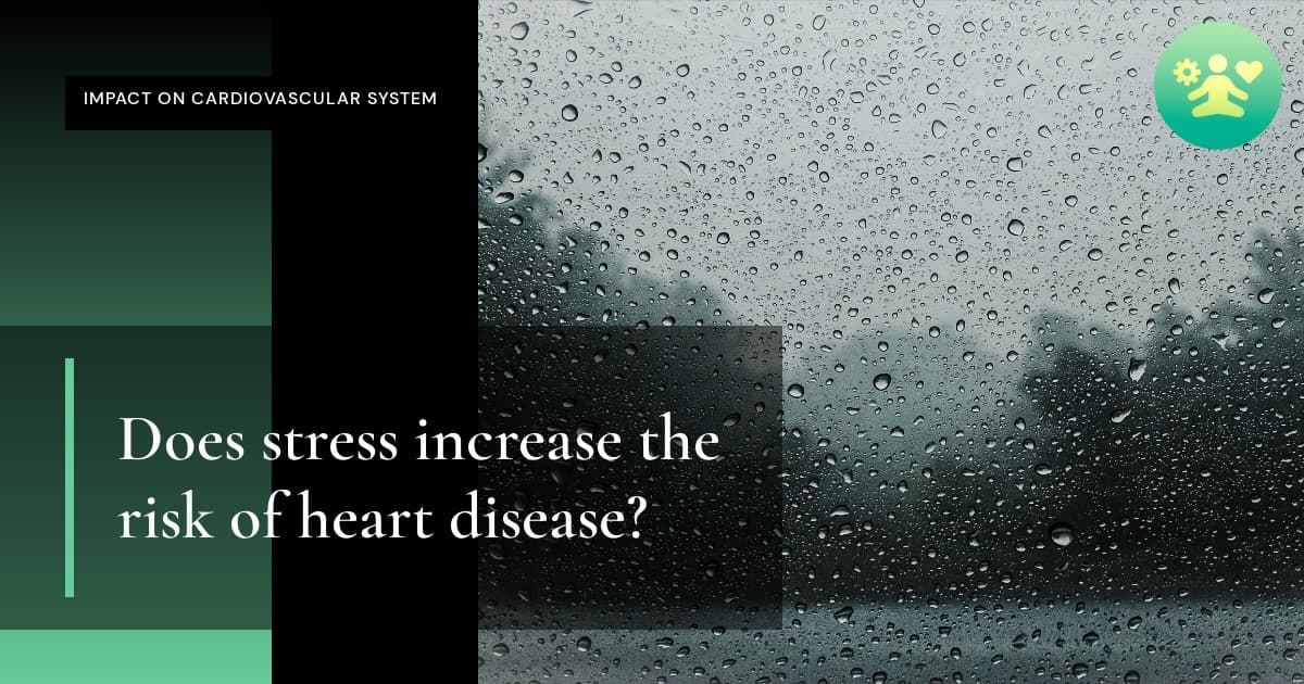 Does stress increase the risk of heart disease?