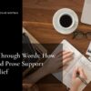 Healing Through Words: How Poetry and Prose Support Stress Relief